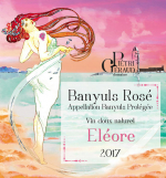 Etiquette Banyuls Rosé  Eléore  2021