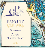 Etiquette Banyuls  Cuvée Méditerranée