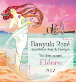 Etiquette Banyuls Rosé  Eléore